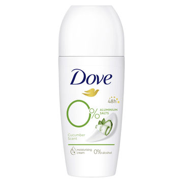 Dove Deo 0% Salts Cucumber Roll-On Ml50
