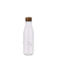 Ad - Glass Bottle Wood Effect Cap D7Xh255 650Ml 