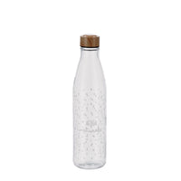 Ad - Glass Bottle Wood Effect Cap D75Xh29 750Ml