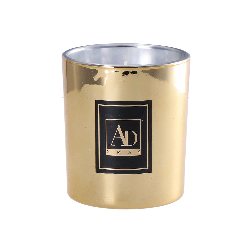 At Christmas Scented Candle Glass A2Colors Nat D9H10 random