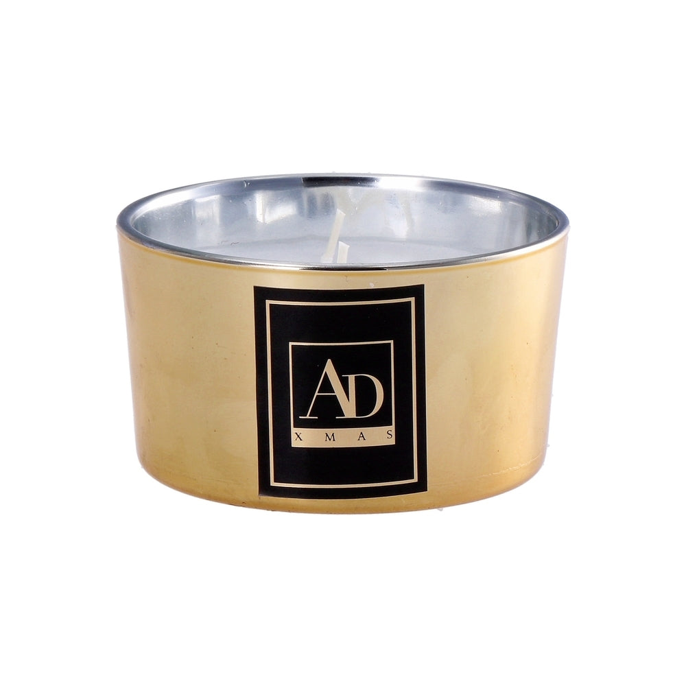 Ad Scented Candle Glass A2C Nat D10,5H6