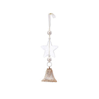 Ad Decorazione Natale Ferro Acril 2M2C Cm5X18 Casuale
