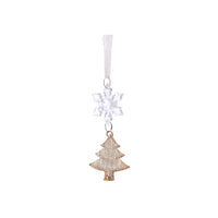 Ad Decorazione Natale Ferro Acril 2M2C Cm5X18 Casuale