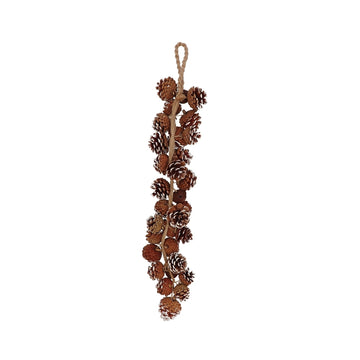 At Christmas Christmas Decoration W/Pine Cones Bells Cm14X70