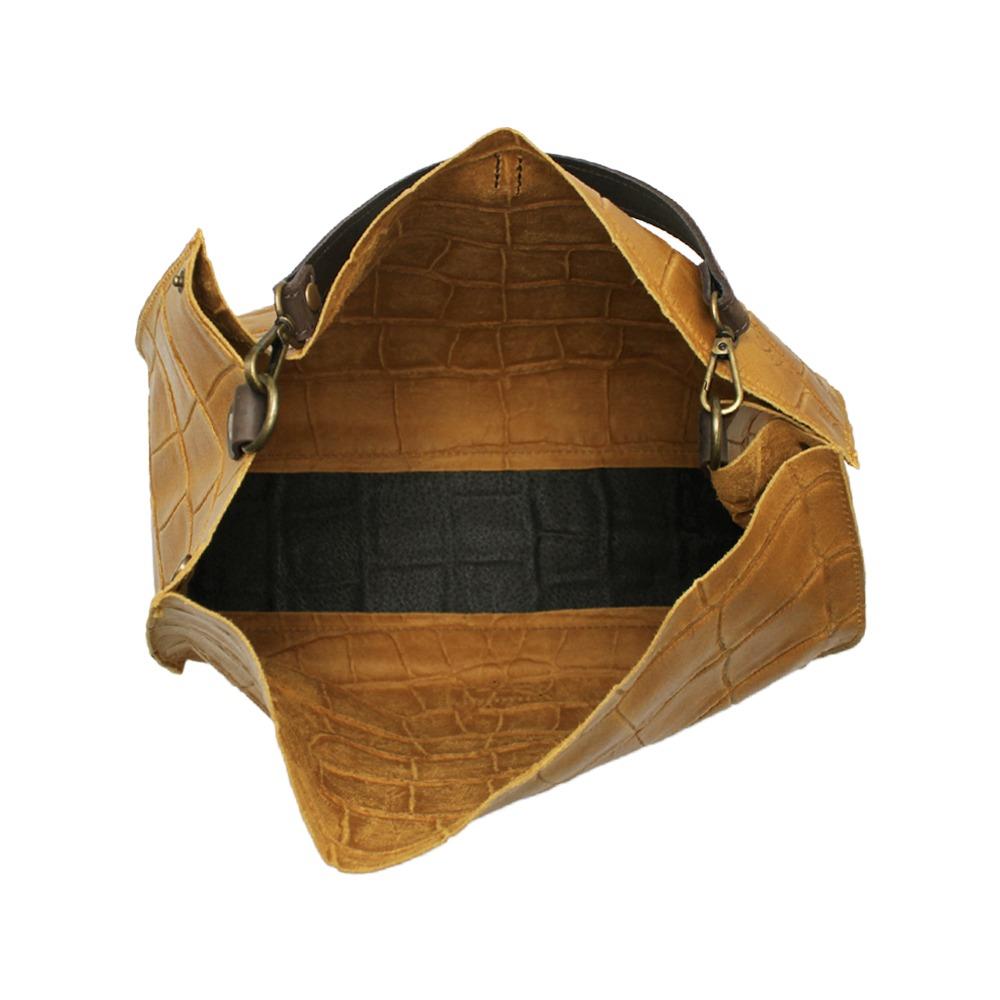 Veronica - Borsa a Spalla in Pelle Effetto Cocco - FrasiBags