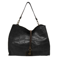Veronica - Borsa a Spalla in Pelle Effetto Cocco - FrasiBags