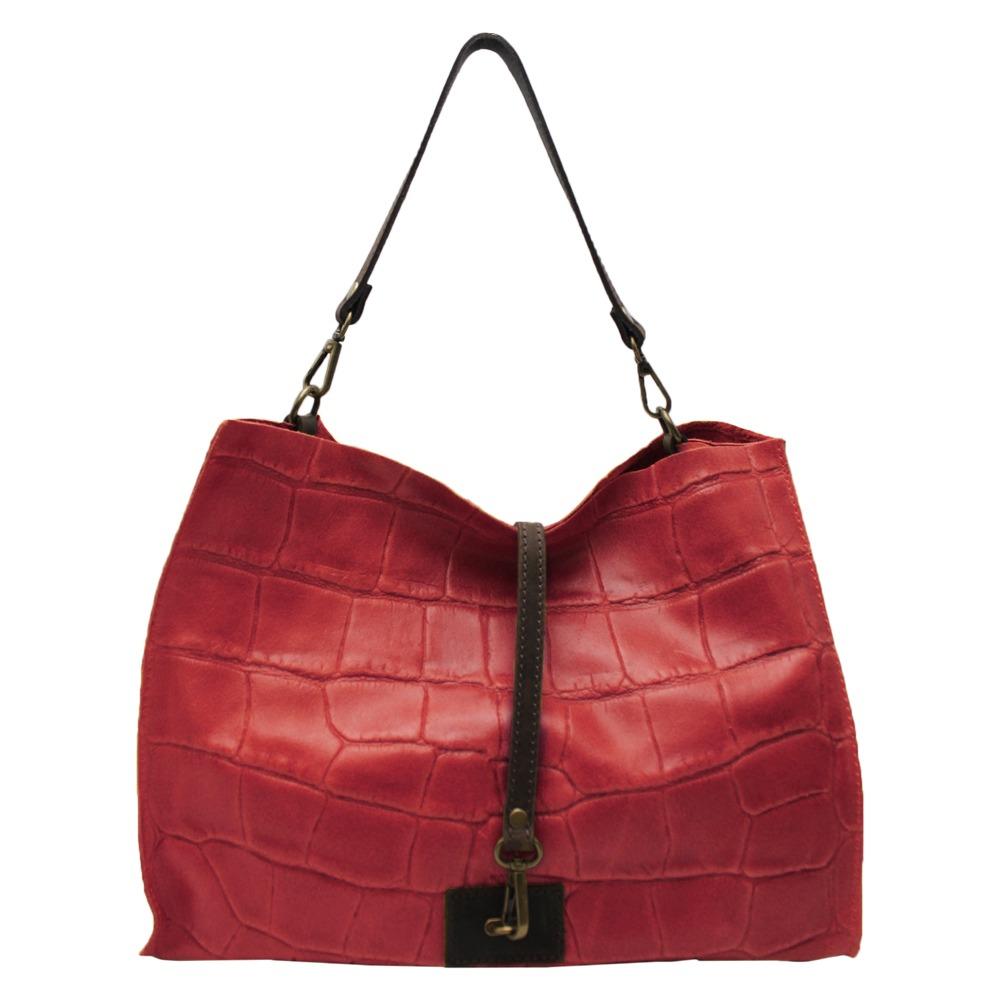 Veronica - Borsa a Spalla in Pelle Effetto Cocco - FrasiBags