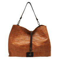Veronica - Borsa a Spalla in Pelle Effetto Cocco - FrasiBags