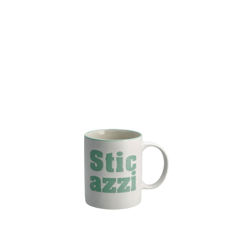 Ad - Tazza Mug Porcellana scritta 2 colori 340Ml