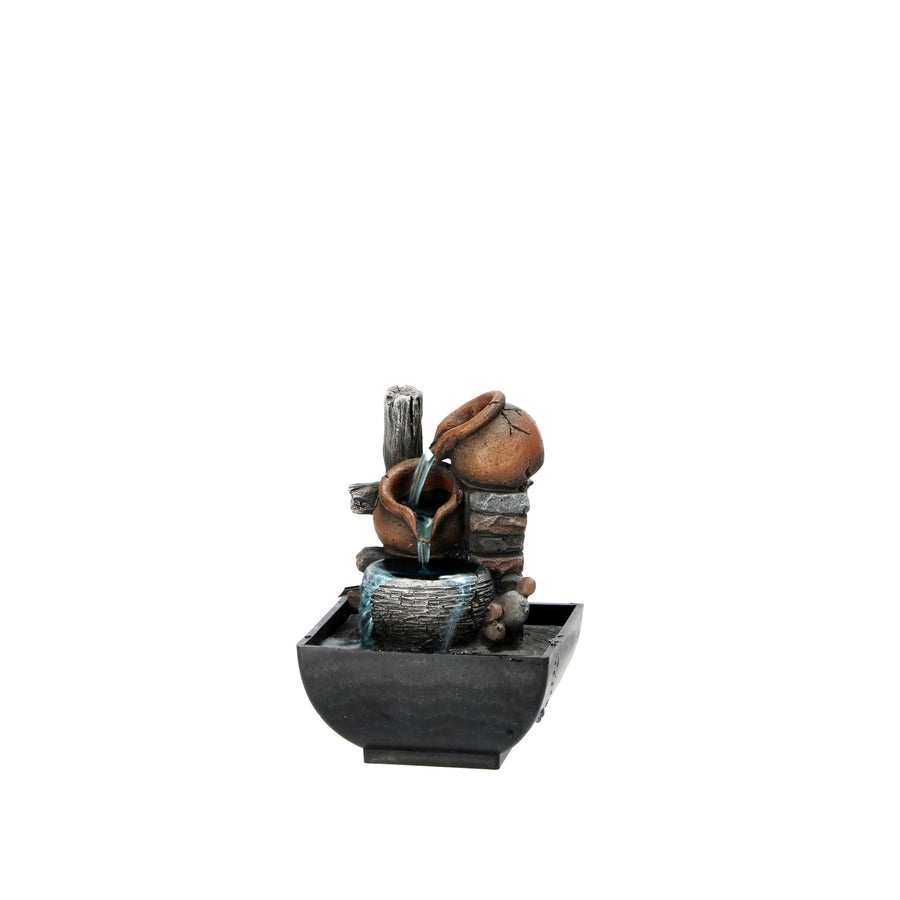 Ad - Electric Fountain Polir 4 models 14X14X18Cm