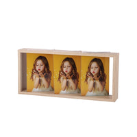 Ad - Mdf Aton 3Photo Photo Holder 3 colors 35X16Cm