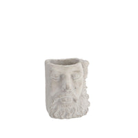 Ad - Zeus Cement Vase 2 colors 14,5X14Xh18Cm