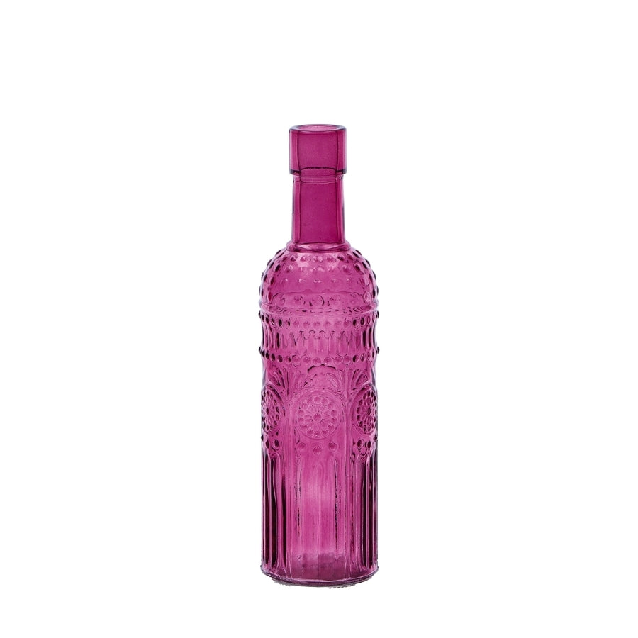 Ad - Glass Candle Holder Bottle 6 Colors D55Xh20