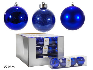 G.Natale Set 4 Palle 80 Mm Blu Mix