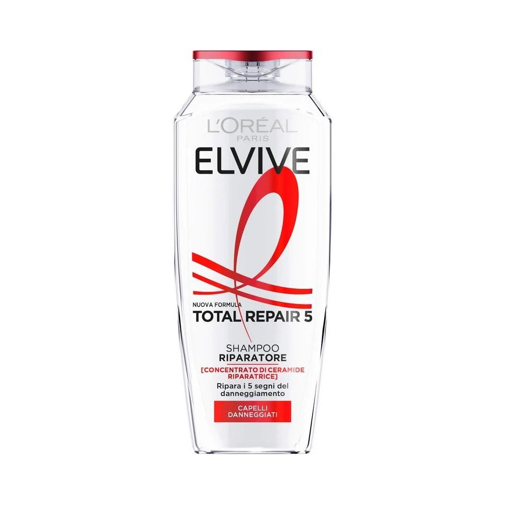 Elvive Shampoo Total Repair 5 Riparatore Capelli Danneggiati 250 Ml