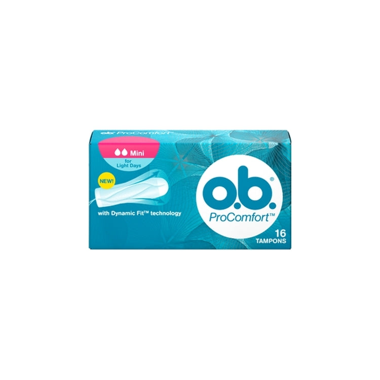 OB PRO COMFORT TAMPONS MINI 16PCS