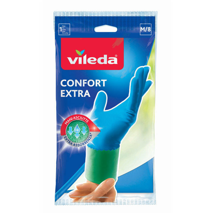 Vileda Extra Comfort Gloves size M