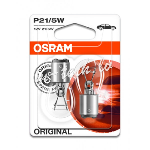 OSRAM LAMPADE P21/5W 12V 21/5W ORIGINAL LINE BAY15