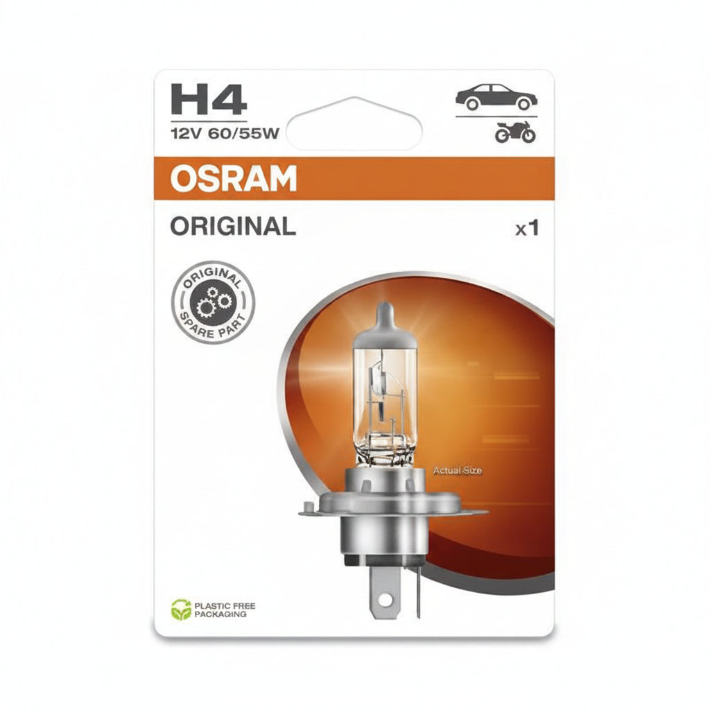 OSRAM LAMPADA H4 12V ORIGINAL LINE  60/55W P43T SCATOLA