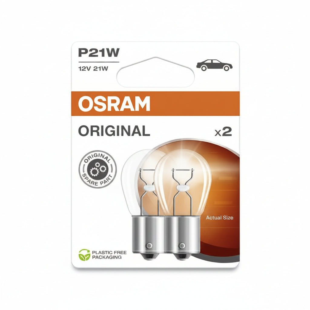 OSRAM CP.LAMPADE P21W 12V ORIGINAL  LINE BA15S