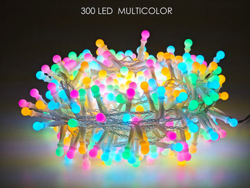 G.Natale 300 Led Cherry Multic. Cavo Tr. Progr