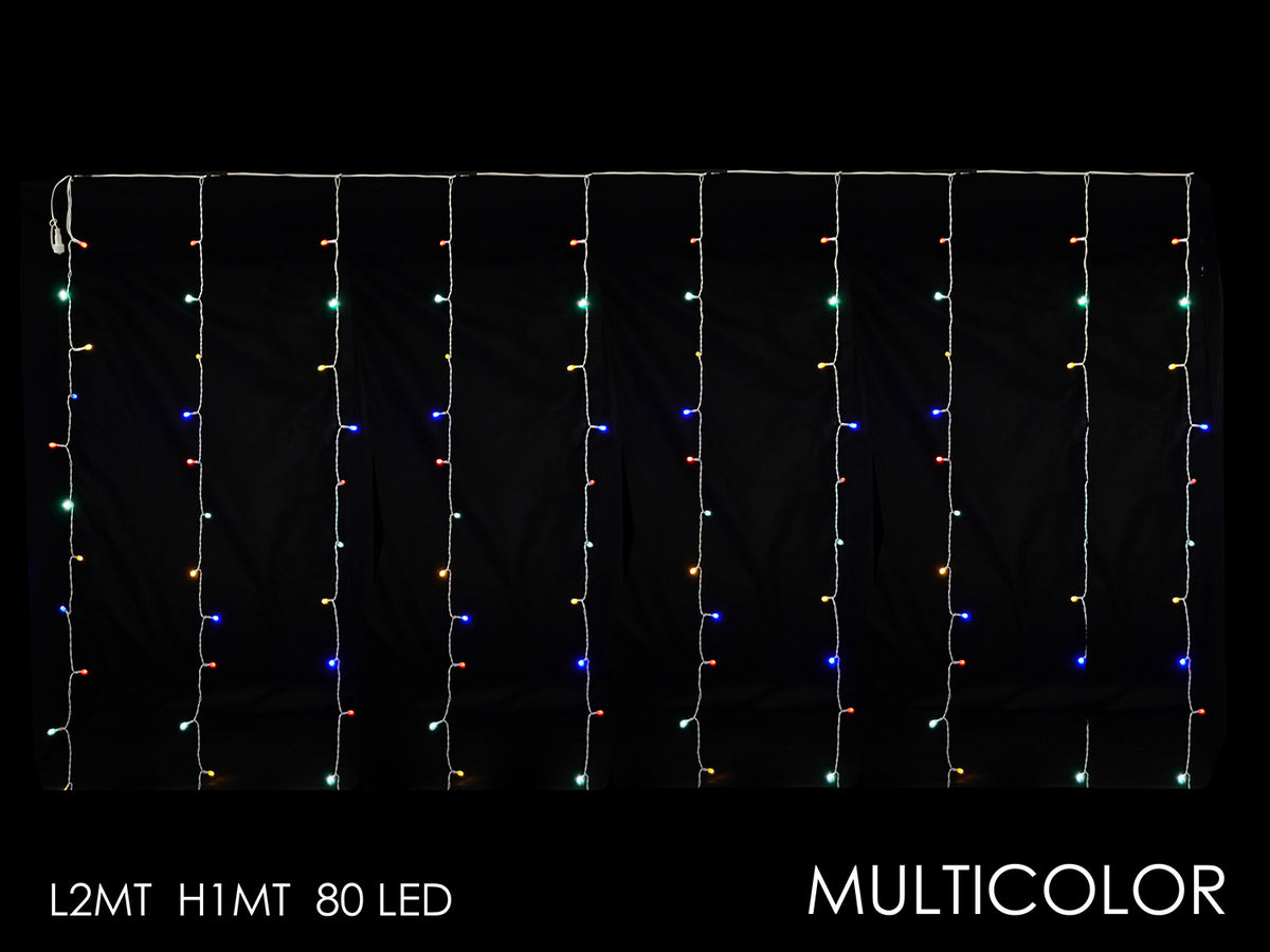 G.Natale Tenda 2Mt X 1Mt Prol.80Led Multicolor