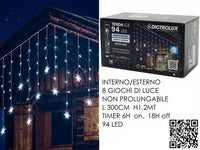 G.Natale Tenda 3Mt X 1.2Mt H C/94 Led B.Freddo