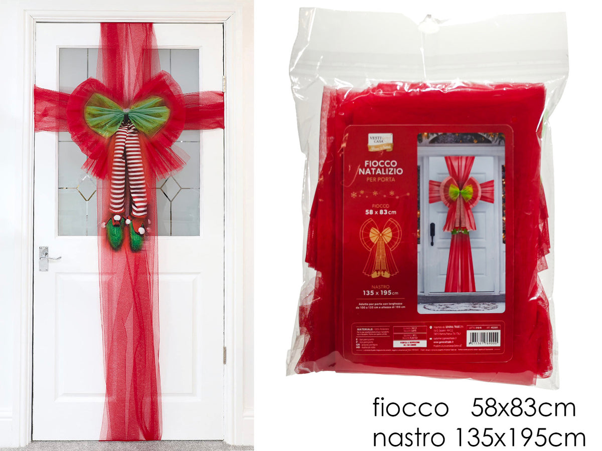 G.Natale Fiocco Porta C/Gambe Elfo 135Xh195Cm