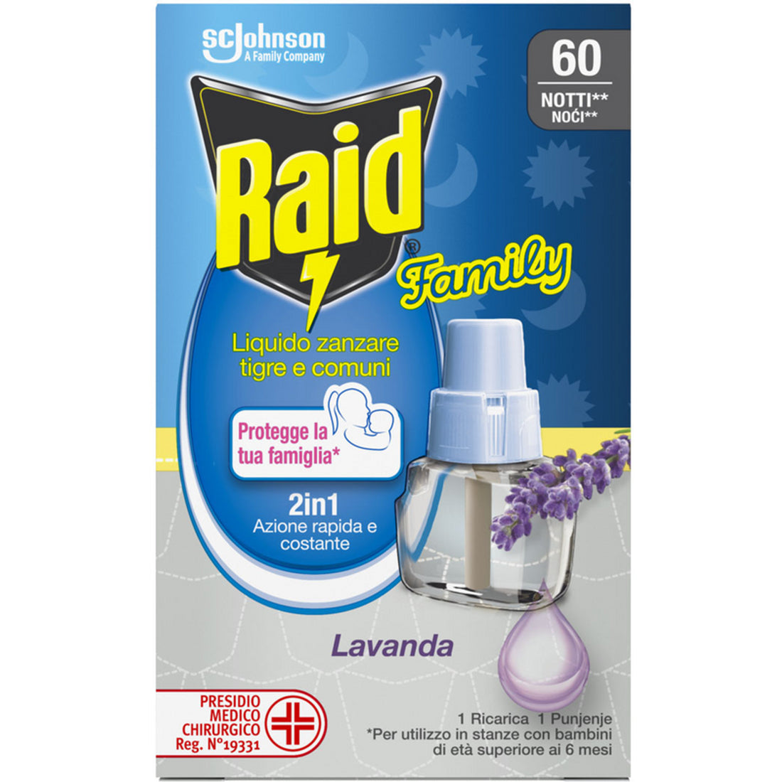 Raid Family Lavender Refill 60 Nights
