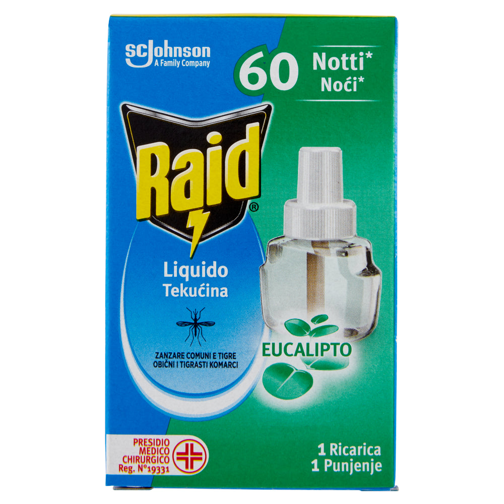 Raid Recharge Green Eucalyptus 60 Nights