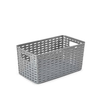 PlasticForte® - Rattan Basket 5L 28X17 Cm