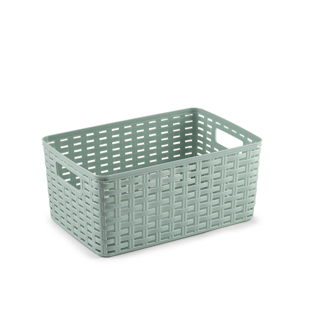 PlasticForte® - Rattan Basket 6L 29X19.5 Cm Surt Vrm