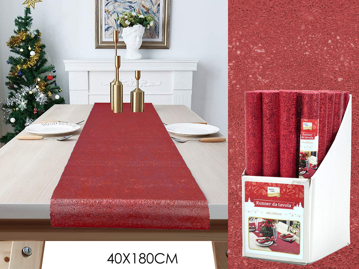 G.Natale Runner Natale 40X180Cm Rosso Displ