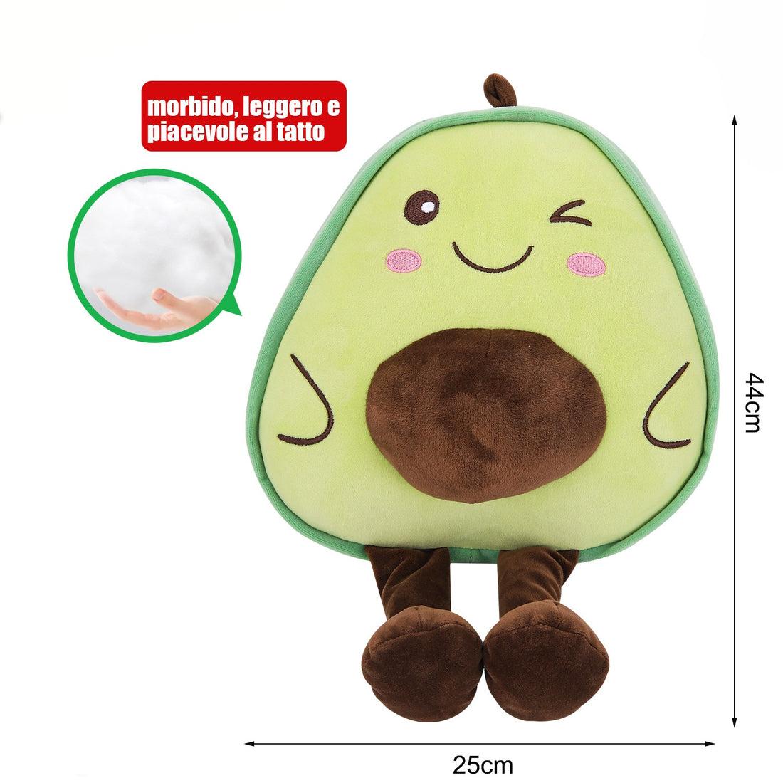 MILE GIOCATTOLO DI PELUCHE AVOCADO