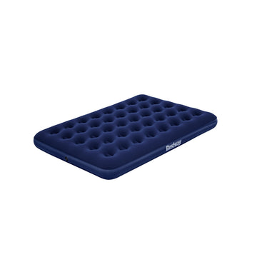 Bestway - Airbed Blu Floccato Matrimoniale 191x137x22 Cm
