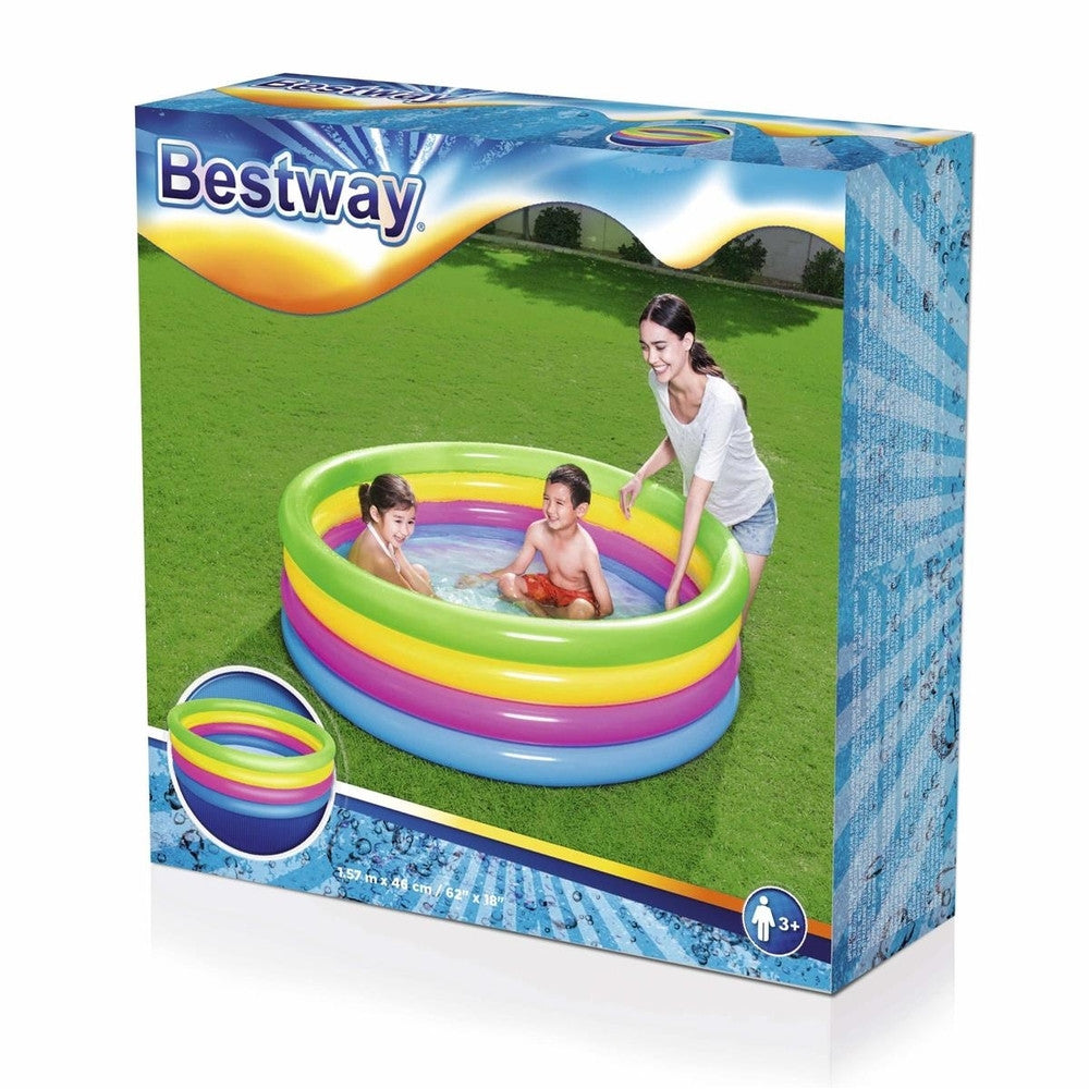 Bestway - Round Rainbow Pool D 157Xh46 Cm
