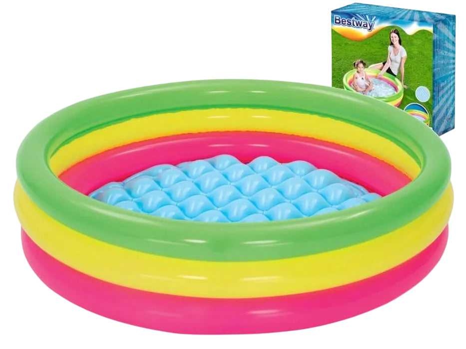 Bestway Piscina Tonda Arcobaleno 102 H 25