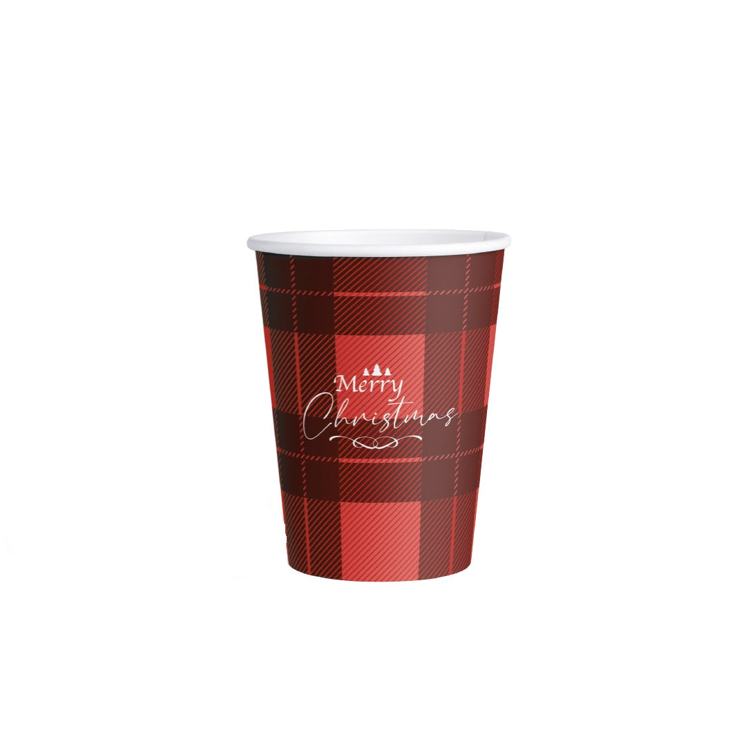Lulu Christmas Paper Cups 75ml