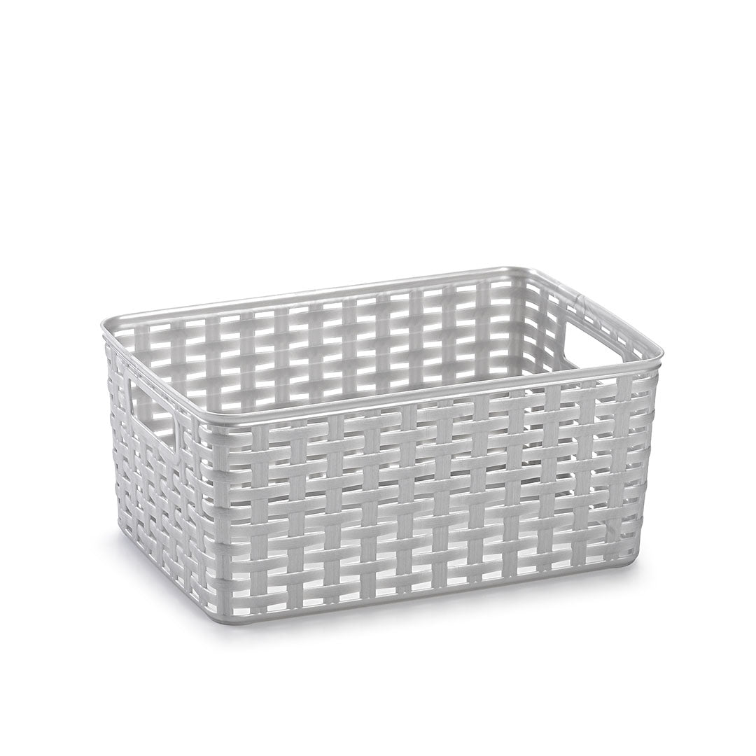 PlasticForte® - Rattan Basket 6L 29 X 19.5 Cm