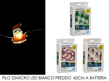 G.Natale Filo Nat.25 Micro Led B/O Try Me 3Ass