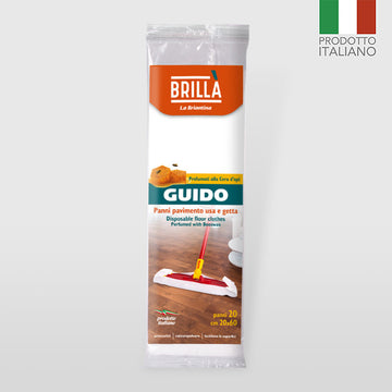 Brillà Panni Pavimento Guido 20Pz. Cera Di Api