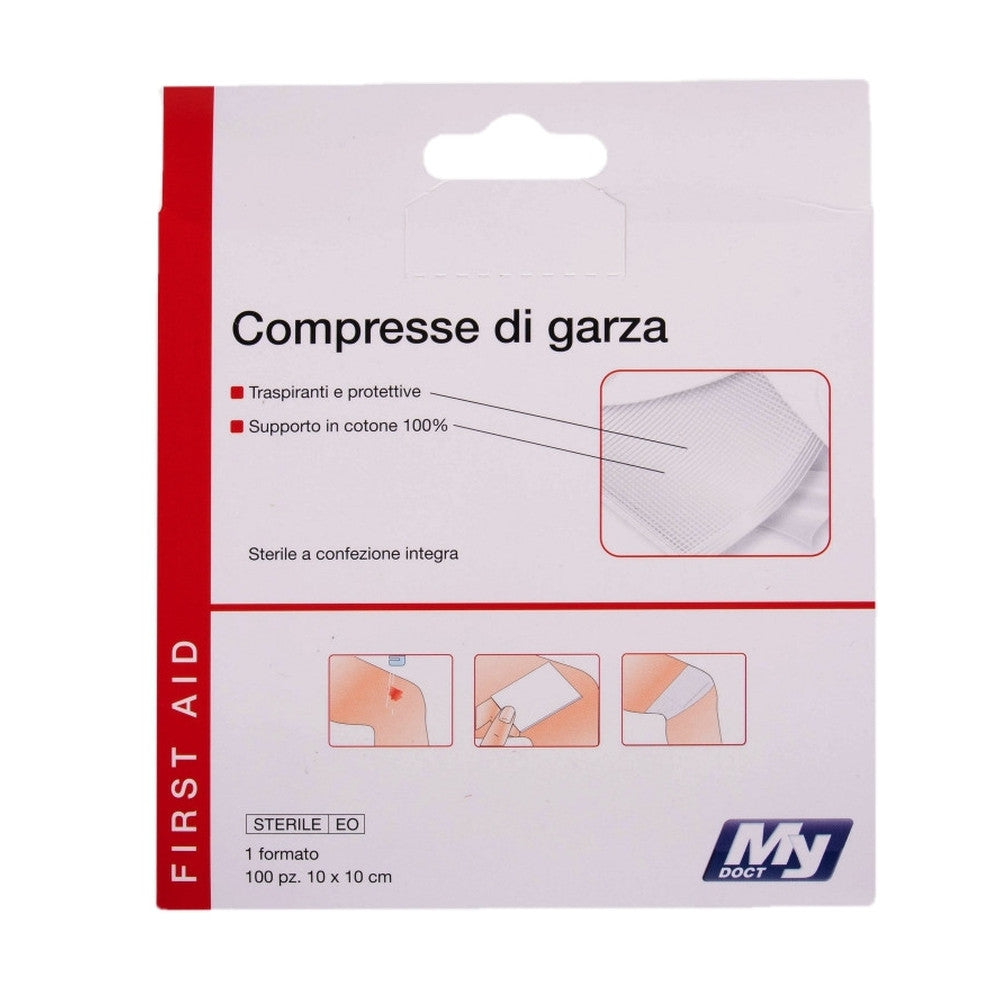 MyDoct - Gauze Pads 10X10Cm 100Pcs.