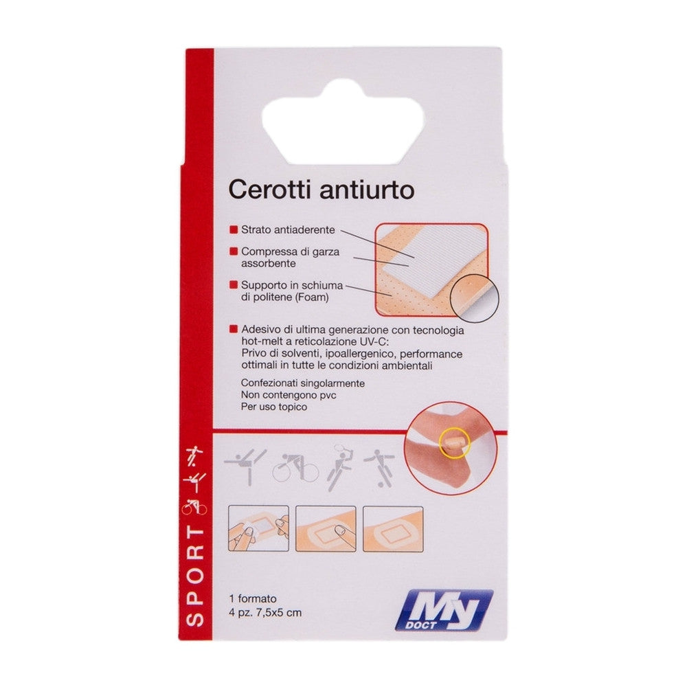MyDoct Cerotti Big Sport Colore Pelle 4Pz