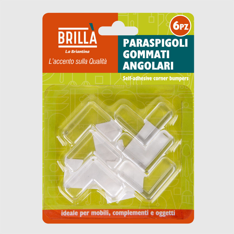 Brillà - Shockproof PVC corner protectors 6pcs