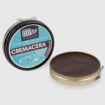 Brillà Lucido Cremacera Marrone Per Calzature