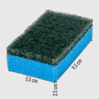 Brillà Spugne Abrasive Giulia 10 Pz 95x55x25 cm
