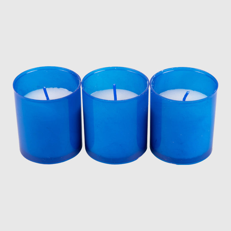 Brillà - Lumini Art 10/B 3 Pz  Blu Durata 20 Ore