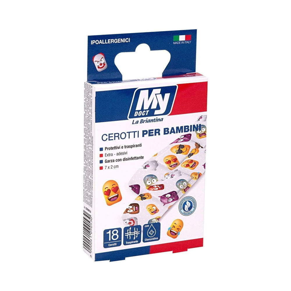 MY JUNIOR EMOJI PATCHES 18PCS 7X2CM DISINFECTANT