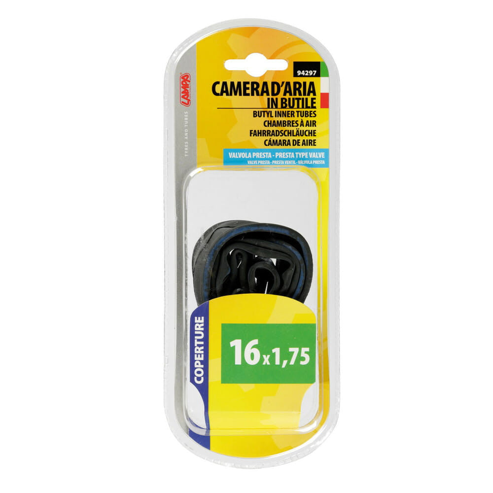 Lamp - Inner tube 16 x 1.75 Presta valve