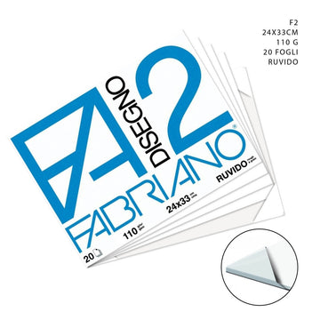 Fabriano Foglio Da Disegno F2 Ruvido